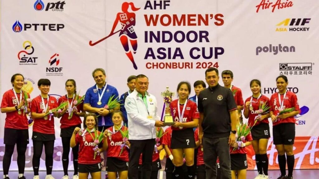 Thailand women Hockey first qualification for the FIH Indoor Hockey World Cup. © fih.hockey