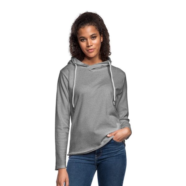 Unisex Lightweight Terry Hoodie with relaxed fit