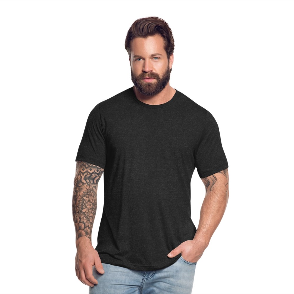 Soft unisex tri blend t shirt in a modern casual fit