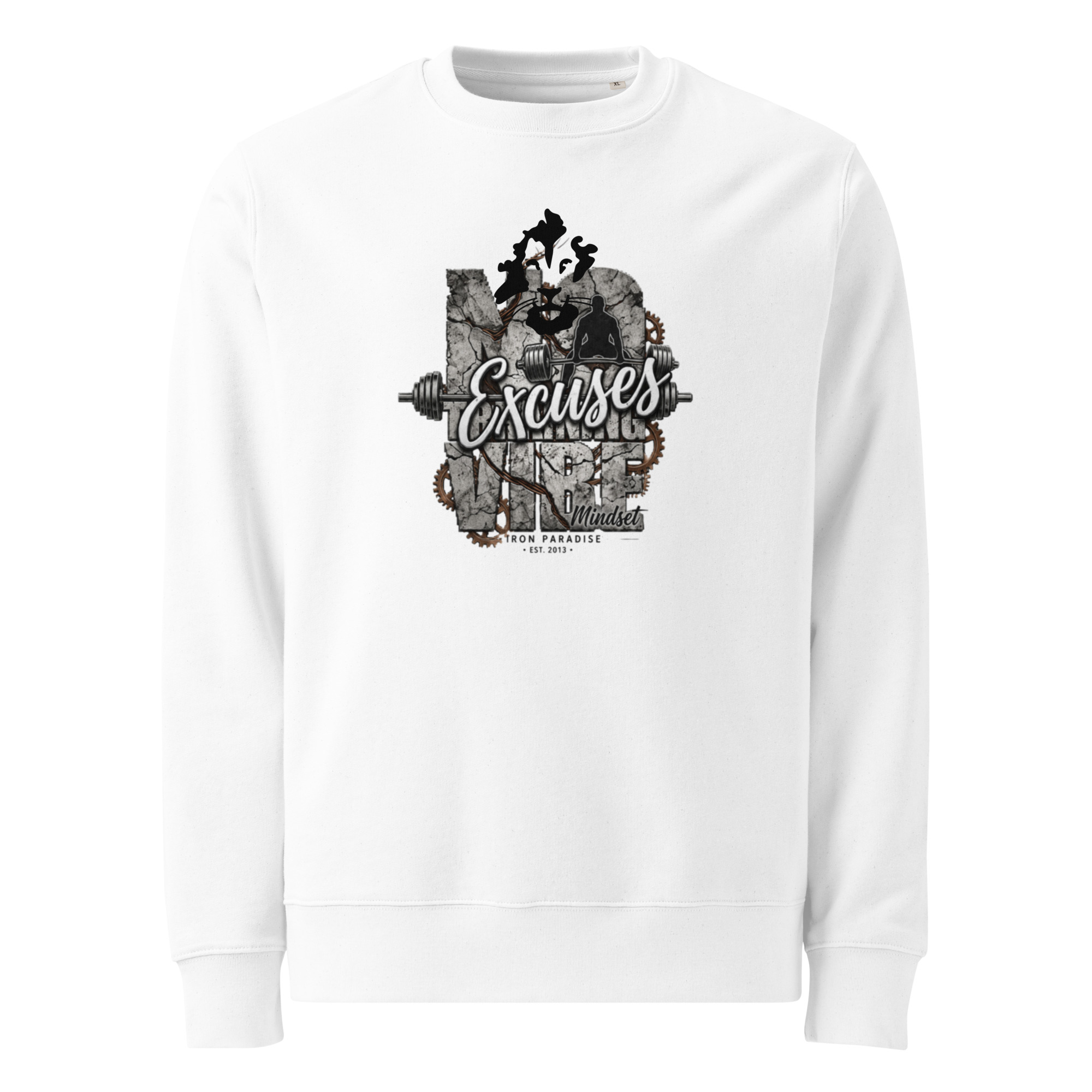 unisex eco changer 2.0 sweatshirt white front 6a3ba9c719bb1