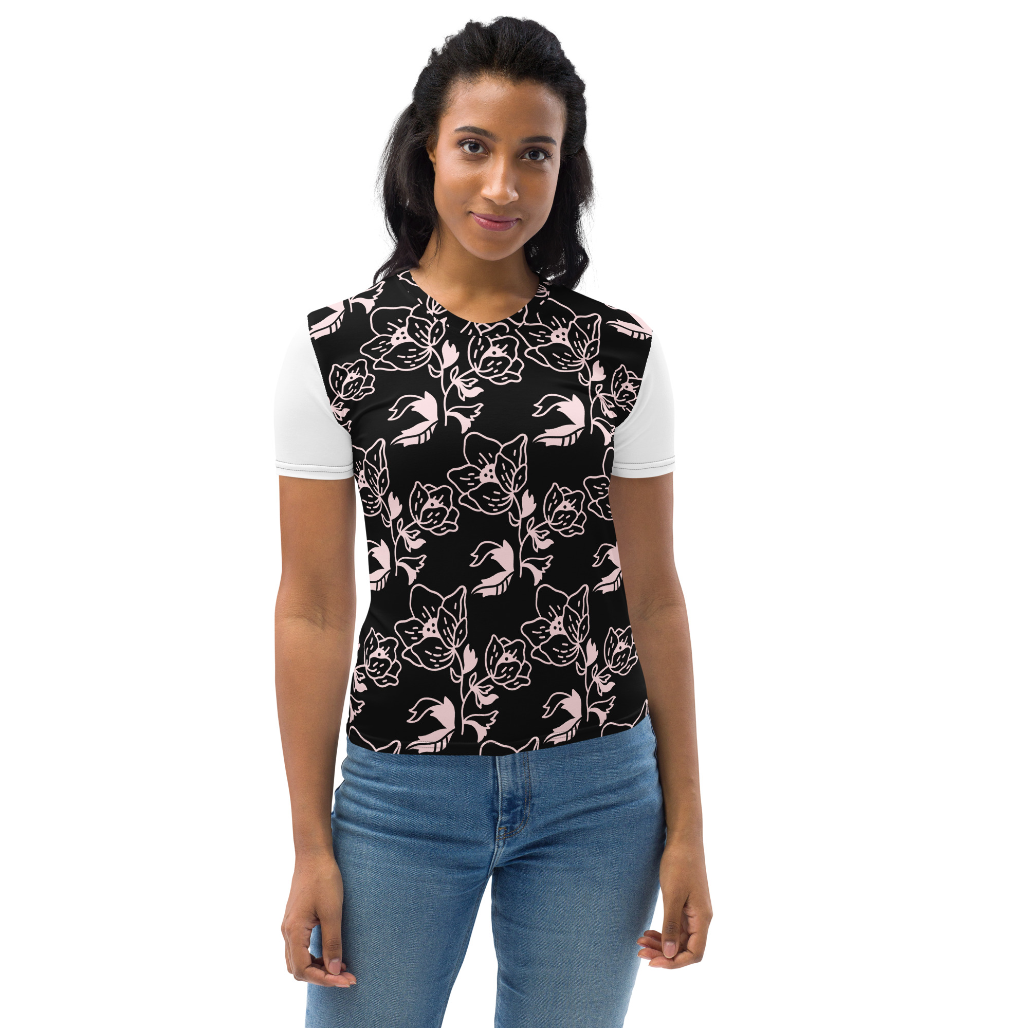 all over print womens crew neck t shirt white front 6a4f3c58cdc50